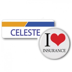 Celeste from Progressive Badge and Button